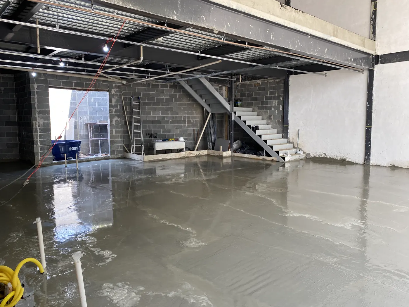 Piso concretado